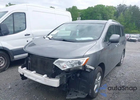 2017 Nissan Quest Sv из США, поврежденный, VIN JN8AE2KP7H9165857